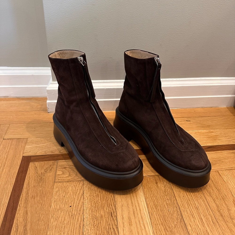 The Row Zipped Boots, 6.5